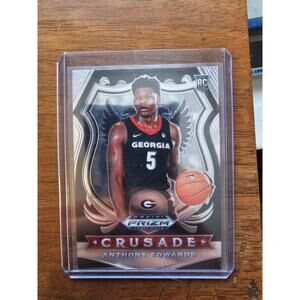 Anthony Edwards 2020 Panini Prizm Draft Picks #81 - Crusade - Rookie - Bulldogs